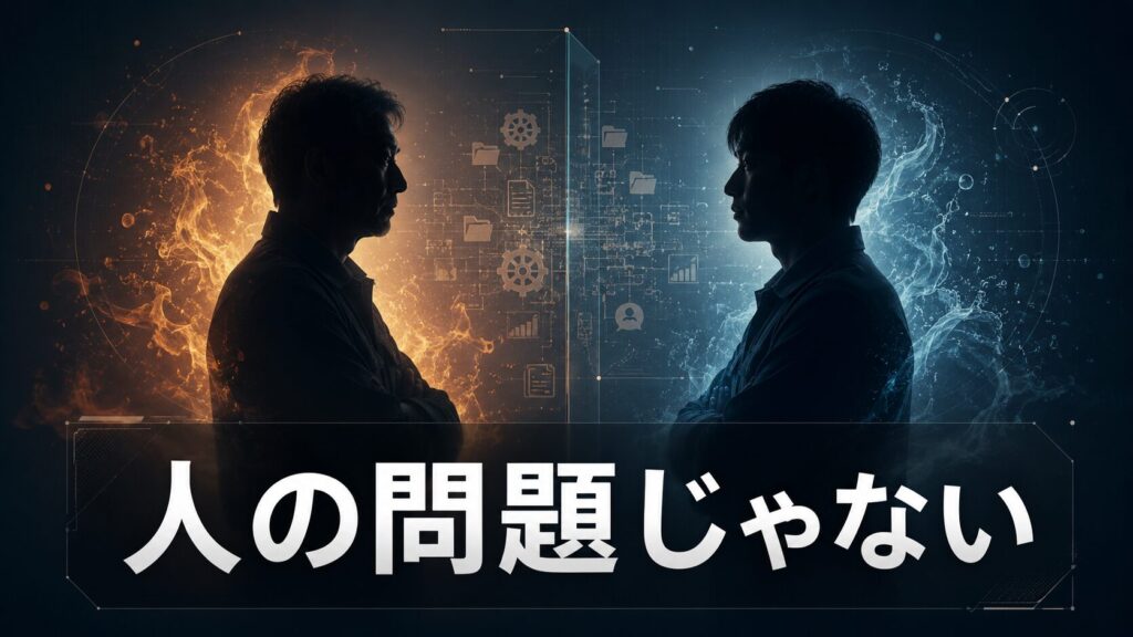 噛み合わないのは人の問題ではなく相手の仕様が見えていないことを表すアイキャッチ